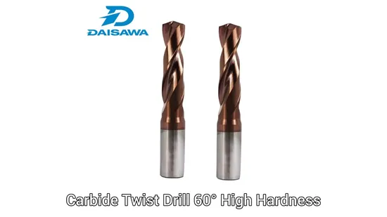  Premium 60° Carbide Twist Drill for Steel & Stainless Steel